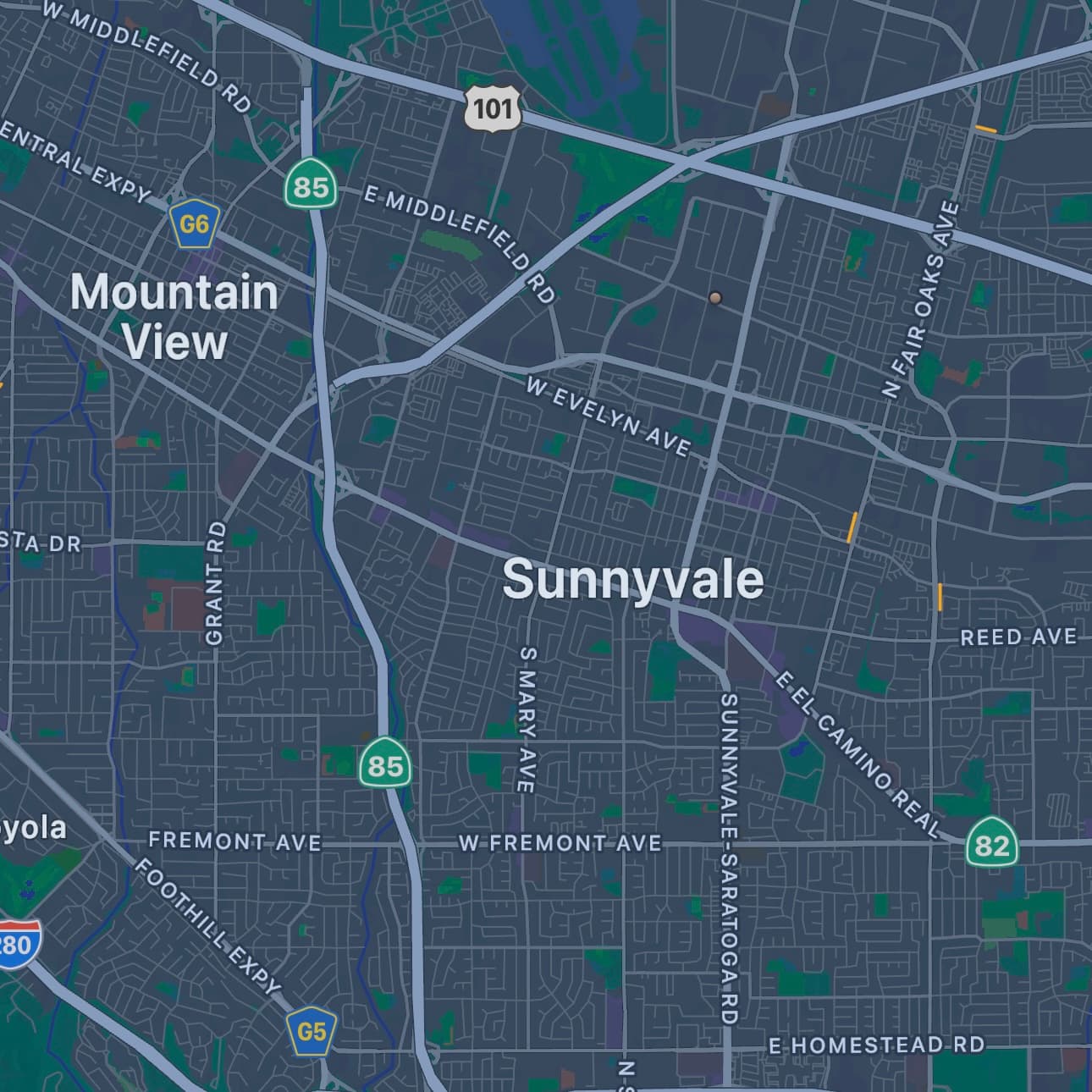 Map — Sunnyvale, CA