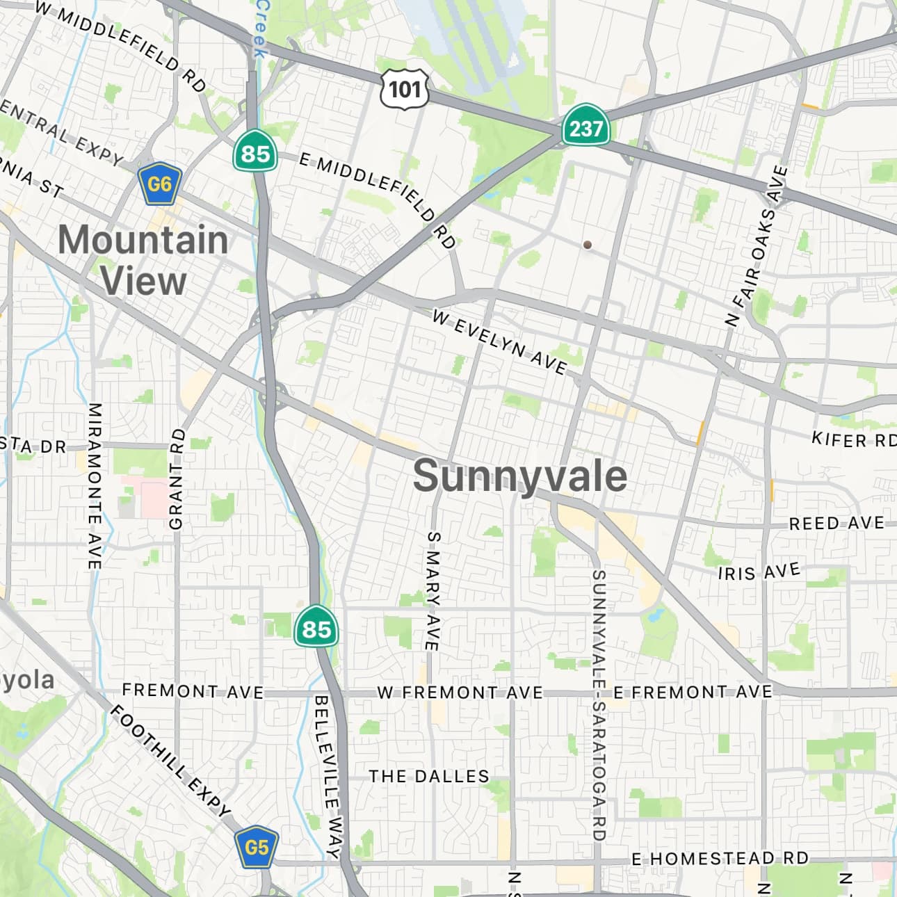 Map — Sunnyvale, CA